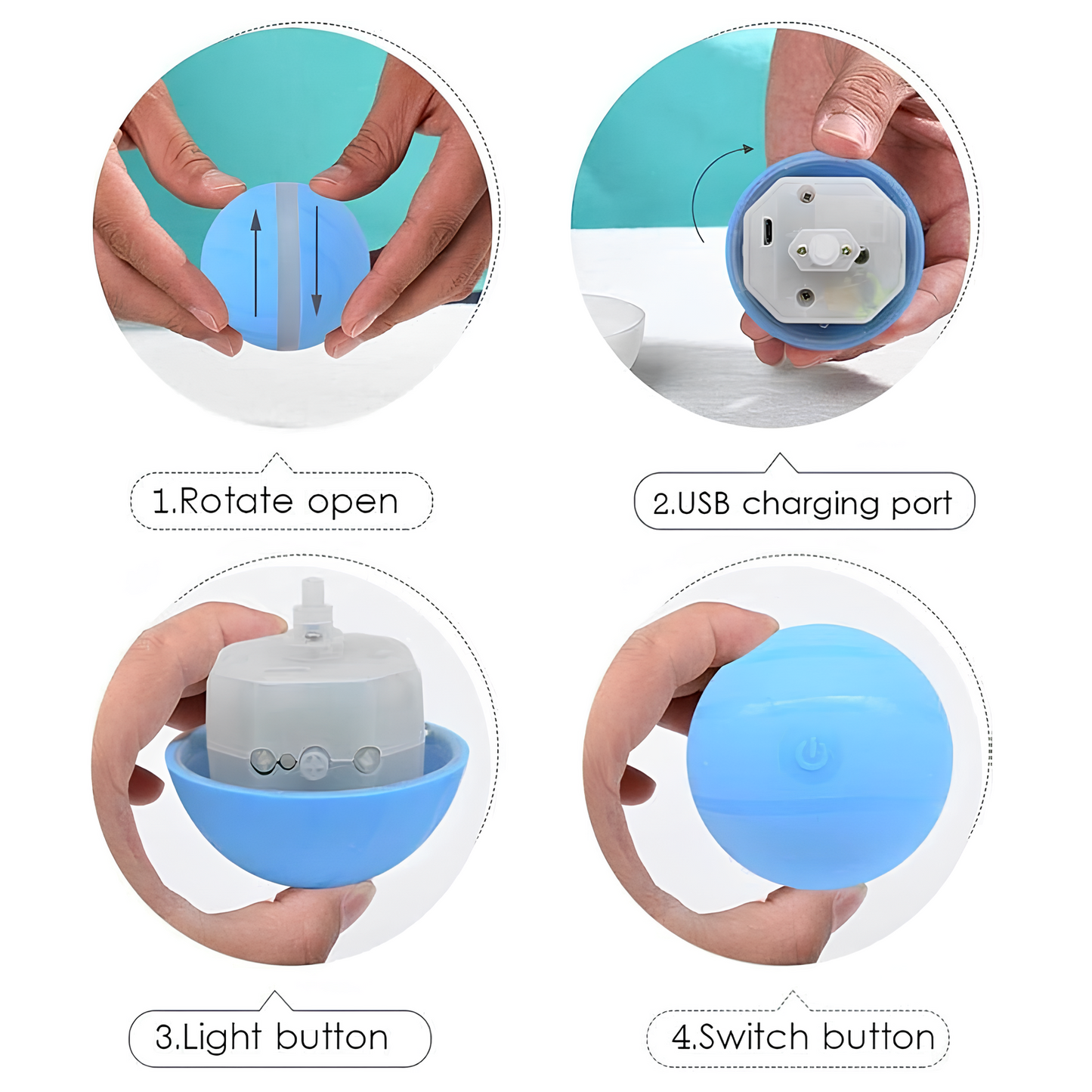 Blink Paw™ Smart Toy Ball